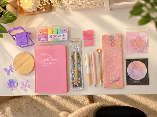 🩷 The Cozy Gratitude Journal Bundle – Pretty in Pink Edition