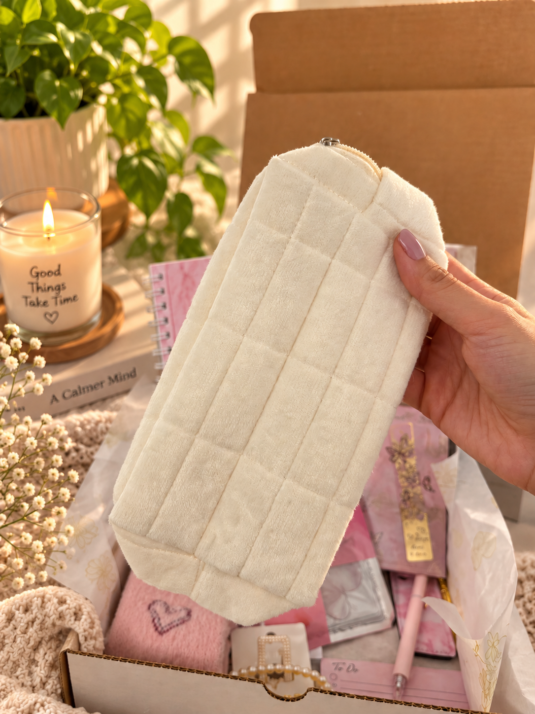 Pink Marble Cozy Journal Bundle💓