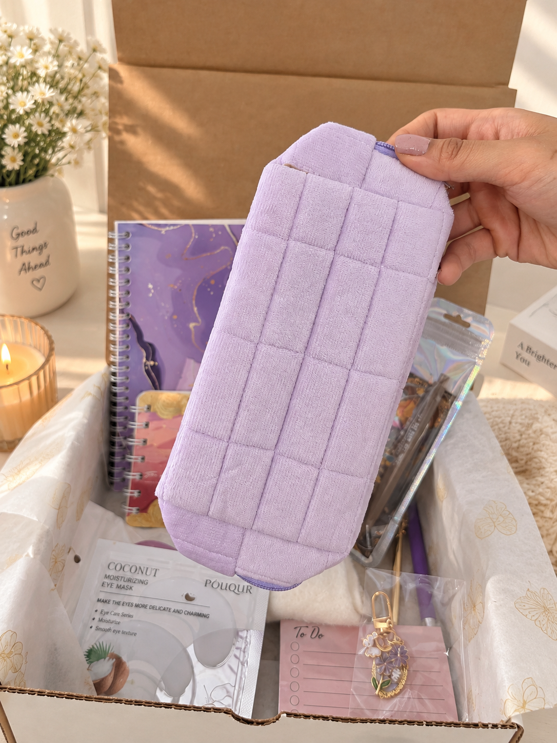 Purple Marble Cozy Journal Bundle💜