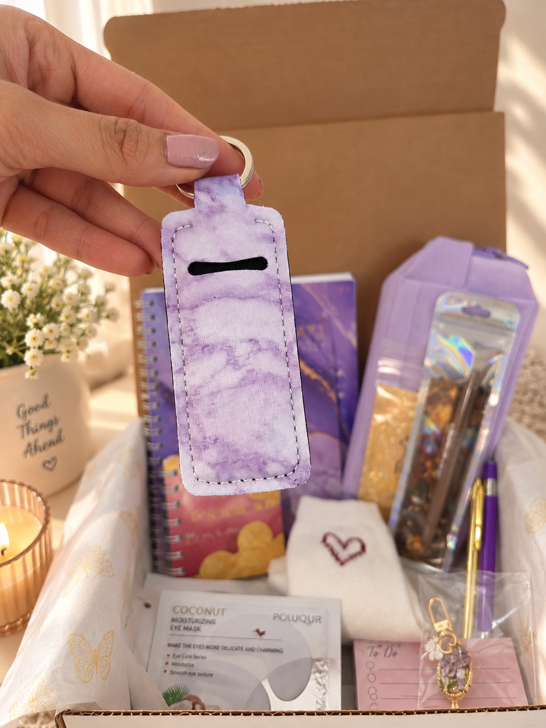 Purple Marble Cozy Journal Bundle💜