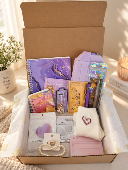 Purple Marble Cozy Journal Bundle💜